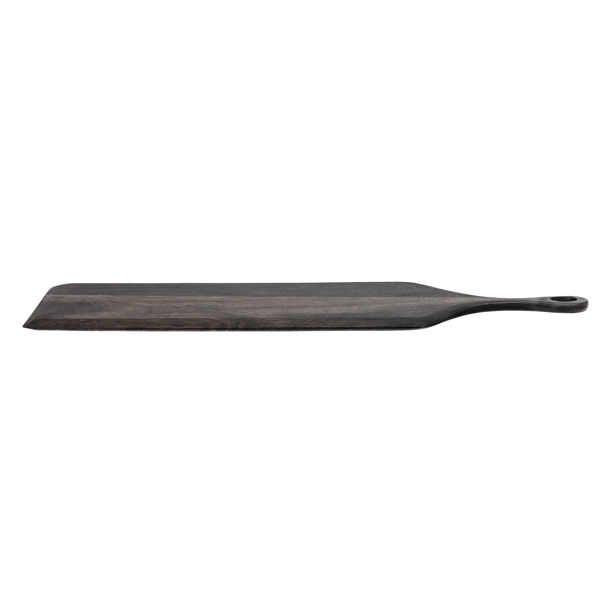 Hello Honey® 28" Black Acacia Wood Tray/Cutting Board